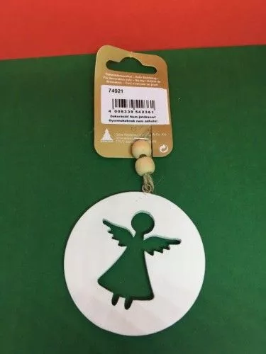 Fa függő kerek fehér