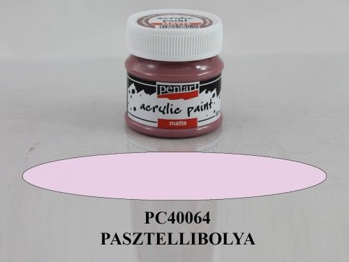 Matt akrilfesték 50ml Pasztellibolya