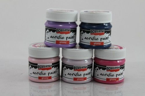 Fényes akrilfesték 50 ml sárga