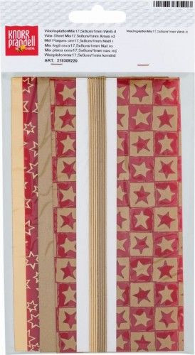 Viaszlap csomag Arany-Piros