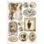 Decoupage rizspapír 21*29,7 cm DFSA4015 - Antik képkeretek