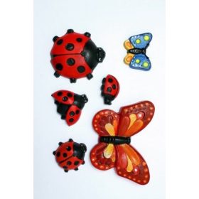 Gipszkiöntő - Katicák és lepkék