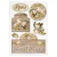 Decoupage rizspapír A4- Sweet home rózsával kicsi, DFSA4032
