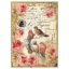 Decoupage rizspapír A4-Levélpapír madárkákkal, DFSA4034