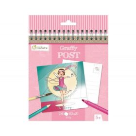 24 db-os színezhető képeslap - Táncosok