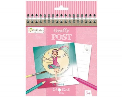 24 db-os színezhető képeslap - Táncosok