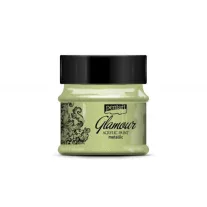 Glamour metál akrilfesték 50ml zöldarany