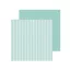 Kétoldalas scrapbook papír, csíkos, 30,5*30,5cm 80g, 60lap/cs, menta