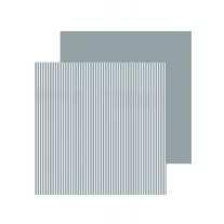   Kétoldalas scrapbook papír, csíkos 30,5*30,5cm, 80g, 60lap/cs, kő