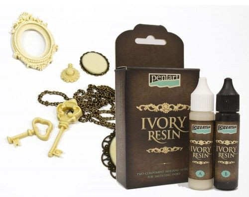 Elefántcsont gyanta szett