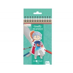 20 db-os színezhető ujjbáb - Sárkányok és lovagok