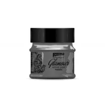 Glamour metál akrilfesték 50ml ezüstfekete