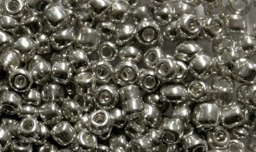 Kásagyöngy METÁL 2mm ezüst 15g/cs