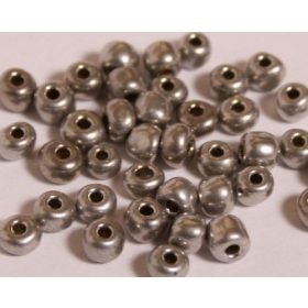 Kásagyöngy METÁL 4mm, ólom 15g/cs