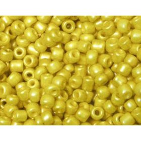 Kásagyöngy lüszteres 2mm sárga