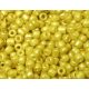 Kásagyöngy lüszteres 2mm sárga