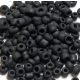 Kásagyöngy matt telt 2mm fekete 15g/cs