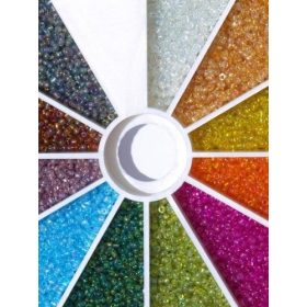 Kásagyöngy készlet szivárványos 2mm 11x15g