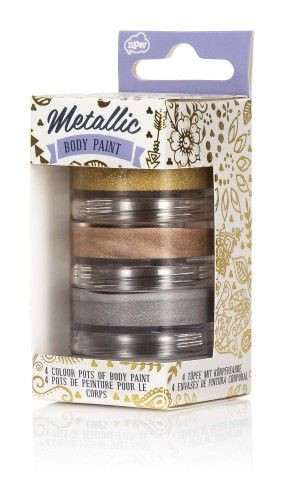 Metál testfesték szett