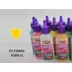 PJ lehúzható üvegfesték, 20 ml, sárga