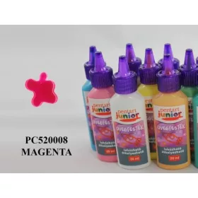 PJ lehúzható üvegfesték, 20 ml, magenta