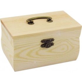 Doboz íves, fogantyúval, 13x8x7,5cm