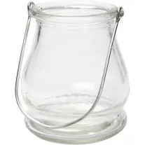 Lanterna, üveg, 9cm