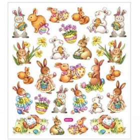 Húsvéti matricák, 1 ív, nyúl