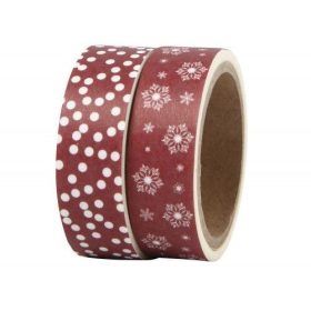 Dekor ragasztószalag karácsonyi mintával