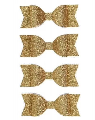 Papír masni, glitteres, 4db/cs, arany