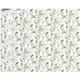 Csomagolópapír karácsonyi mintával, fagyöngy