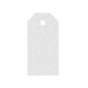 Ajándékcímke, glitteres, 15db/cs, fehér