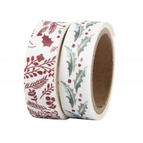 Dekor ragasztószalag karácsonyi mintával