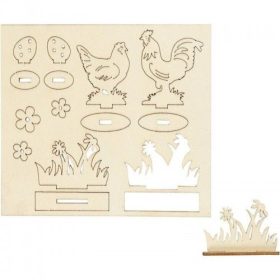 Egységcsomag búrához, TYÚKOK és VIRÁGOK