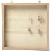 3D képkeret, csipeszes 23x23 cm