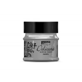 Delicate metál akrilfesték 50ml antikezüst