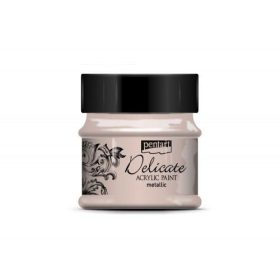 Delicate metál akrilfesték 50ml rózsaarany