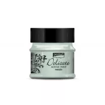 Delicate metál akrilfesték 50ml zöldezüst