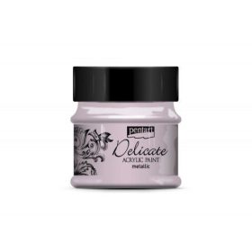 Delicate metál akrilfesték 50ml lilaezüst