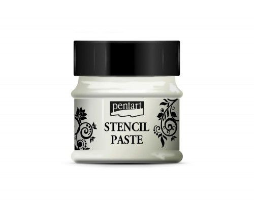 Stencilező paszta gyöngyház 50ml jégvirág