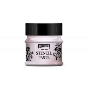 Stencilező paszta gyöngyház 50ml vattacukor