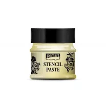 Stencilező paszta gyöngyház 50ml vanília