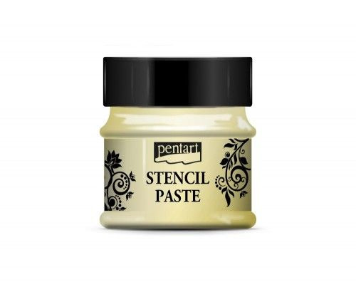 Stencilező paszta gyöngyház 50ml vanília