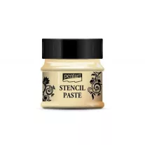 Stencilező paszta gyöngyház 50ml barack