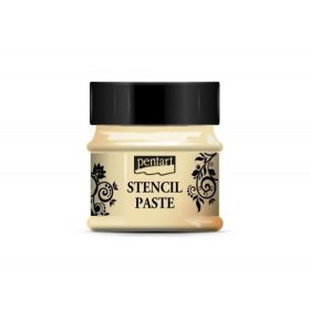 Stencilező paszta gyöngyház 50ml barack