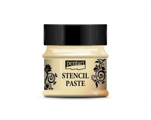 Stencilező paszta gyöngyház 50ml barack