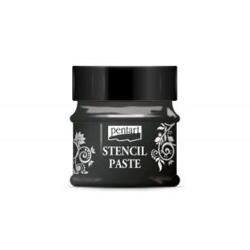 Stencilező paszta metál 50ml fekete gyémánt