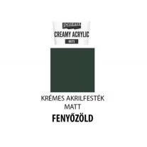 Krémes matt akrilfesték, 60ml, fenyőzöld