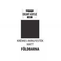 Krémes matt akrilfesték, 60ml, földbarna