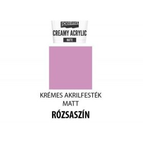 Krémes matt akrilfesték, 60ml, rózsaszín